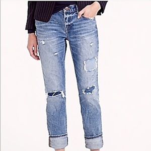 J Crew Broken-In Boyfriend Jean